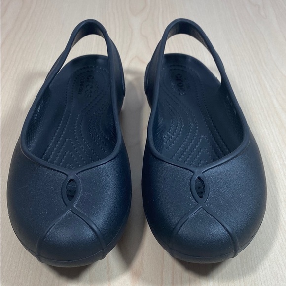 CROCS Black Sling back Flats - Comfortable and Stylish - Picture 2 of 9